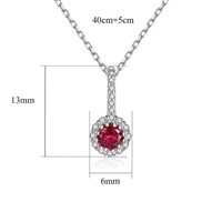 Halskette Gaurosa Dame Fantasy in Silber Zirconia SN0417-RD - SN0417-RD